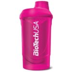 biotech- plaktuvė-shaker-wave-600ml-magenta