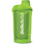 biotech-plaktuvė-shaker-wave-600ml-zalia